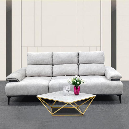 Jolie Fabric 3 Seater Back Slider Sofa