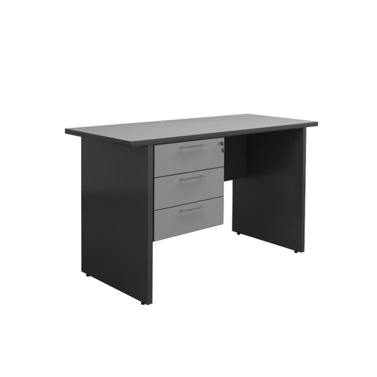 LEO OFFICE TABLE WITH DRAWER(GREY COLOUR)