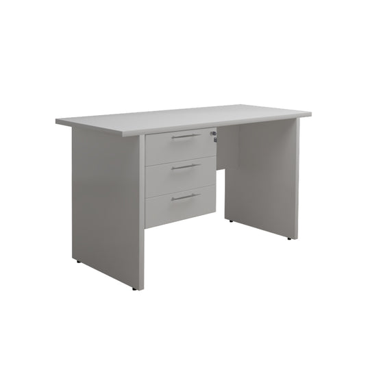 LEO OFFICE TABLE WITH DRAWER(WHITE COLOUR)