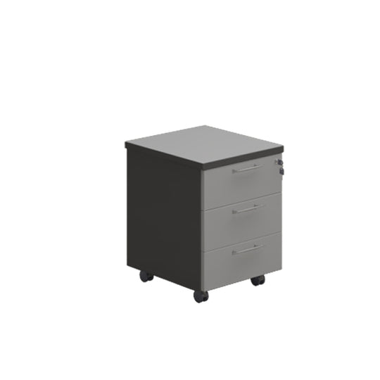 Leo Pedestal 3 Drawer (Grey Colour)