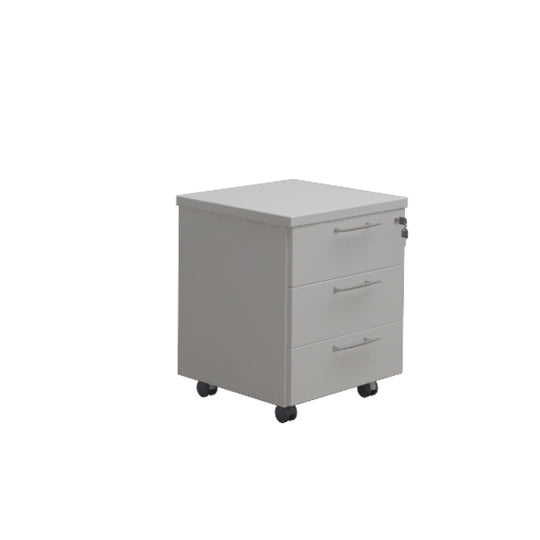 Leo Pedestal 3 Drawer (White Colour)