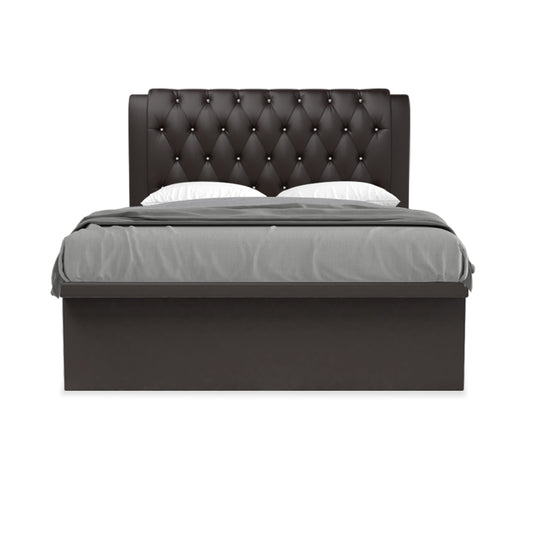 Hunter Faux Leather Storage Bed 12 Inch