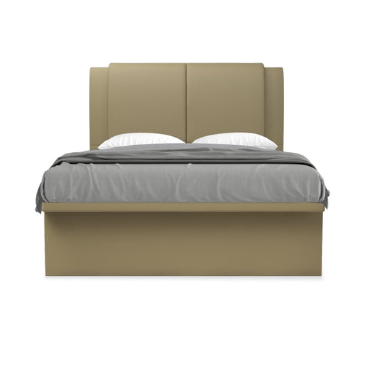 Saski Faux Leather Storage Bed 12 Inch