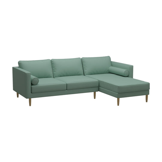 Leah Leathaire 2 Seater With Chaise Sofa