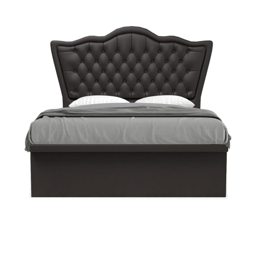 Carvell Faux Leather Storage Bed 12 Inch