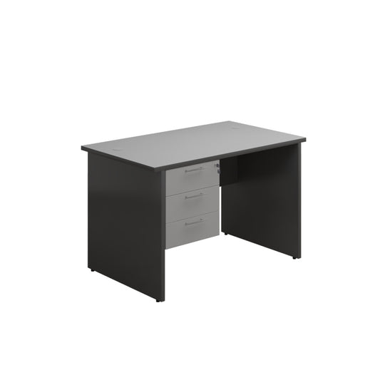 LEO OFFICE TABLE WITH DRAWER C(1.2M GREY COLOUR)