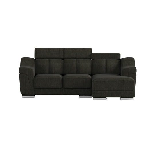 Lyla Fabric 2 Seater With Chaise Sofa