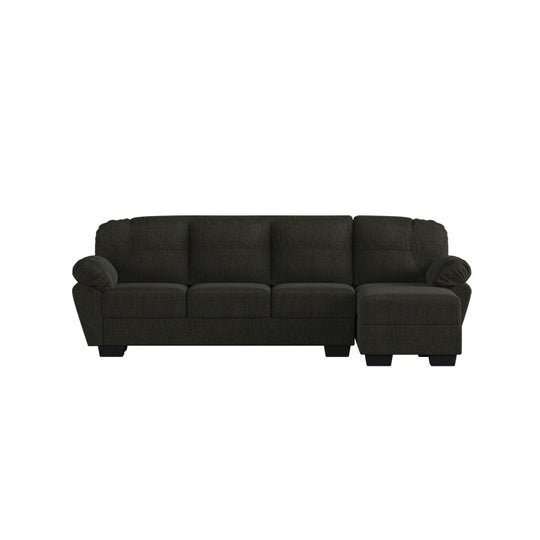 Adam Fabric 3 Seater With Chaise Sofa