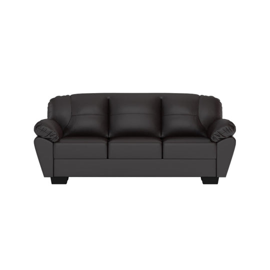 Adam Faux Leather 3 Seater Sofa