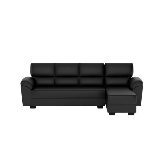 Londyn Faux Leather 3 Seater With Chaise Sofa