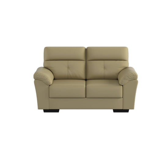 Henry Half Leather Cowhide 2 Seater Sofa