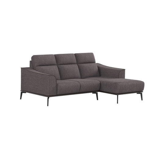 Gianna Fabric 2 Seater With Chaise Sofa
