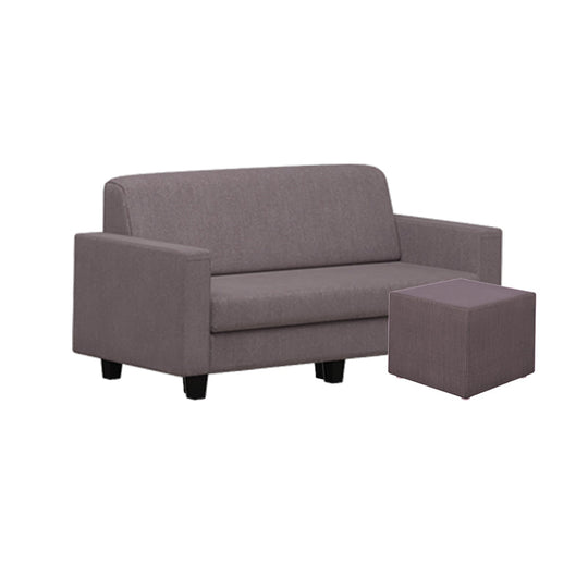 Khloe Fabric 3 Seater + Stool Sofa