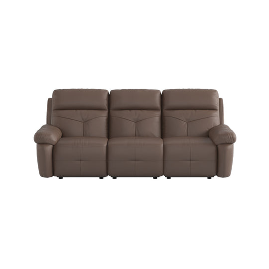 Taylor Half Leather Cowhide 3 Seater Sofa