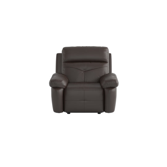 Taylor Half Leather Cowhide 1 Seater Sofa