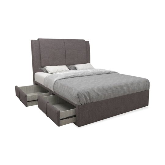 Eden Fabric Drawer Bed with Drawer Left / Right