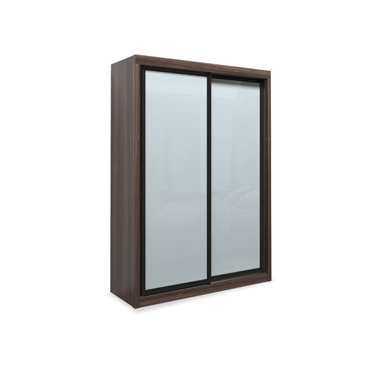 Kotto Modular Wardrobe with White Glass Chinnamon 5FT