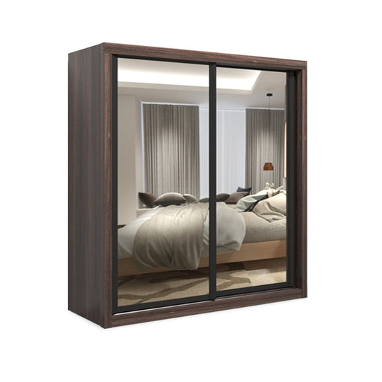 Kotto Modular Wardrobe Full Mirror Chinnamon 7FT