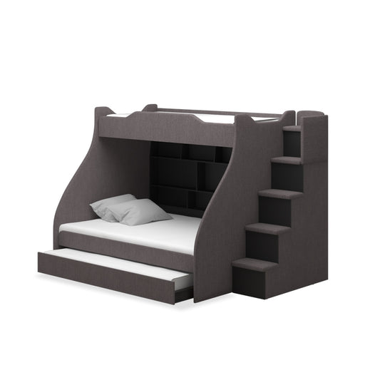 Hudson Double Decker Fabric Children Bed