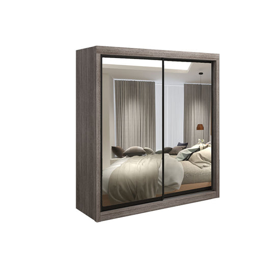 JAMIE Sliding Full Mirror Wardrobe 6FT