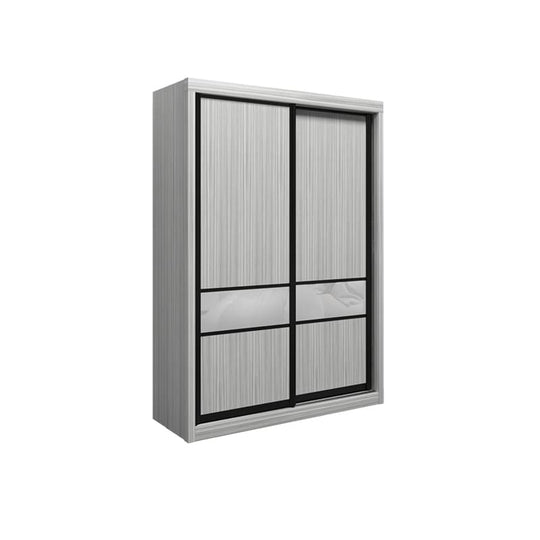 Cleo Series 5FT Wardrobe A (White Wash)