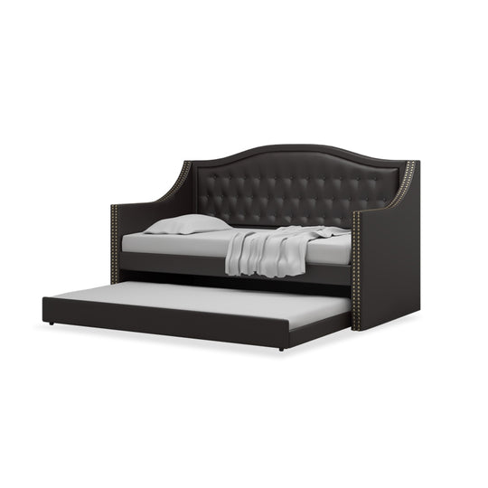 Lucy 3 in 1 Fuax Leather Pullout Bed Frame