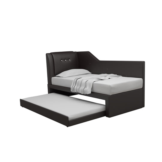 Marico 3 in 1 Faux Leather Pullout Bed Frame