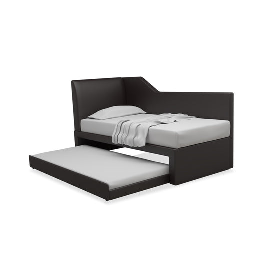 Emery 3 in 1 Faux Leather Pullout Bed Frame With / Without Divider Available