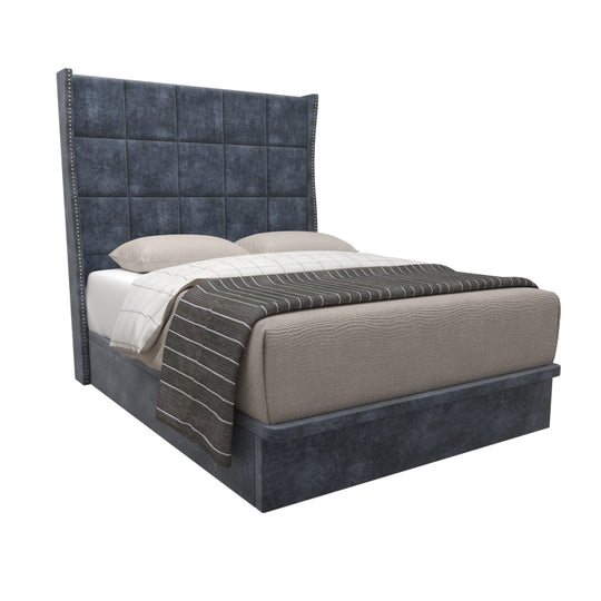 Elbert Velvet Fabric Storage Bed 14 Inch Model B