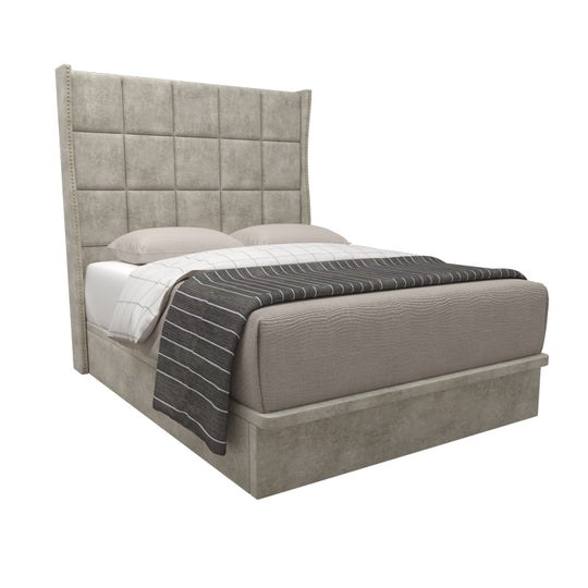 Elbert Velvet Fabric Storage Bed 16 Inch Model B