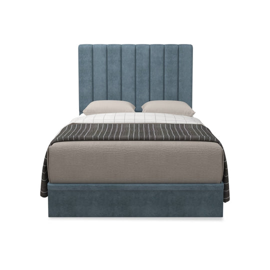 Jaxon Velvet Fabric Storage Bed 12 Inch Model A